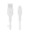 Belkin Kabel BoostCharge USB-A do Lightning silikonowy 1m, biały